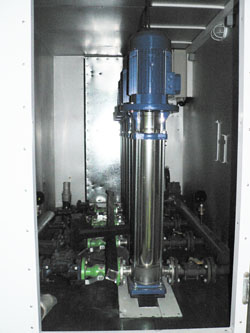 Насосная станция ПНС 36-15 (насосы с арматурой внутри станции)